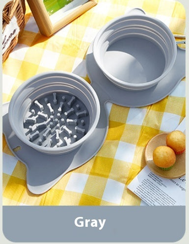 Collapsible Dog & Cat Bowl – Portable Travel Food & Water Feeder