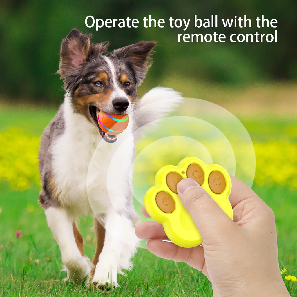 2025 Newly Upgraded Pet Droid Interactive Dog Toy Dog Ball Durable Motion Activated Automatic Rolling Ball Toys USB Rechargeable