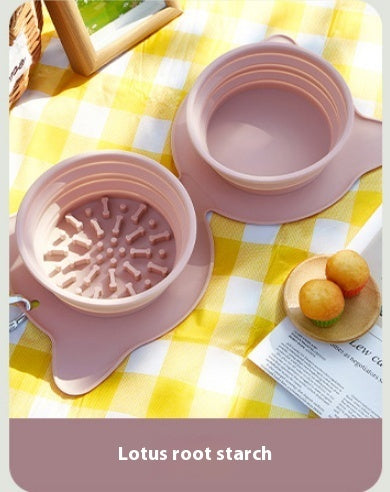 Collapsible Dog & Cat Bowl – Portable Travel Food & Water Feeder