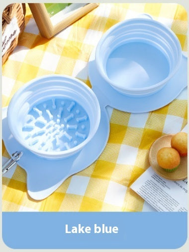 Collapsible Dog & Cat Bowl – Portable Travel Food & Water Feeder